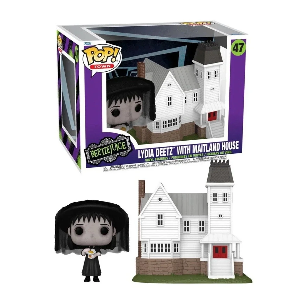 Beetlejuice Lydia Deetz With Maitland House Vinyl Figure Pop Town 47 NIB